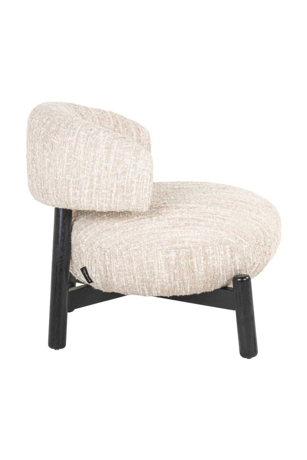 Beige Cushioned Lounge Chair | Richmond Interiors Ornella | Oroa.com