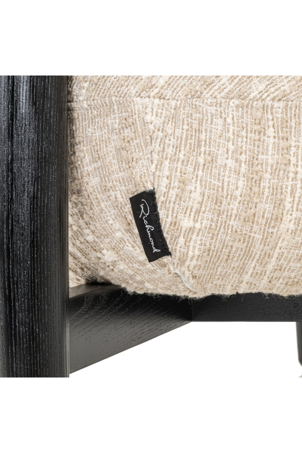 Beige Cushioned Lounge Chair | Richmond Interiors Ornella | Oroa.com