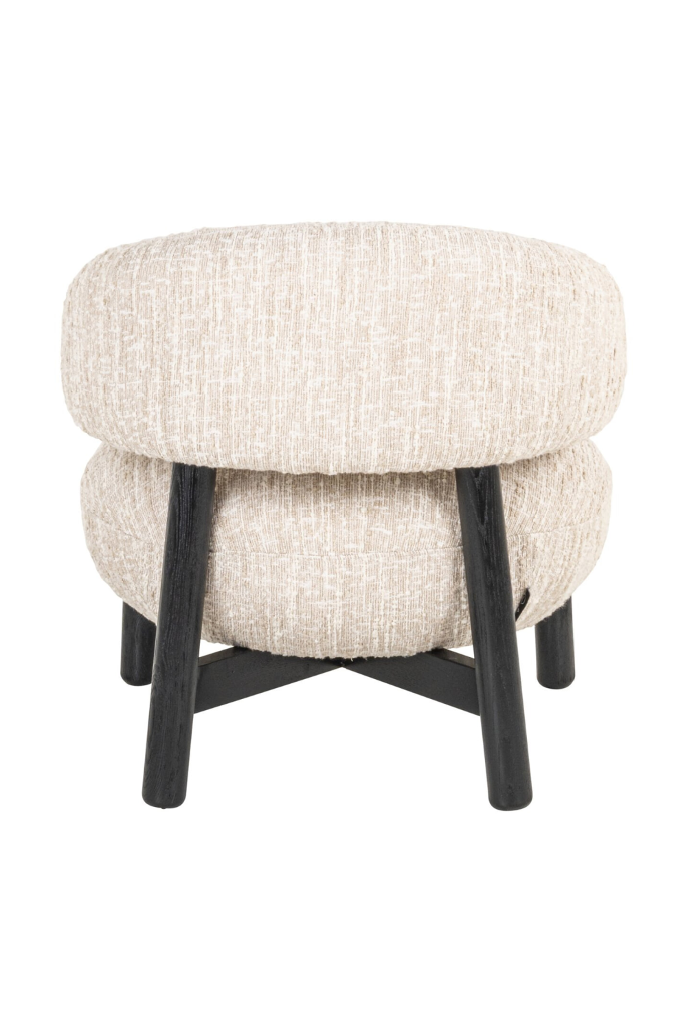 Beige Cushioned Lounge Chair | Richmond Interiors Ornella | Oroa.com