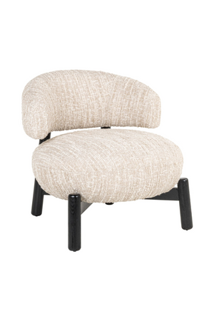 Beige Cushioned Lounge Chair | Richmond Interiors Ornella | Oroa.com