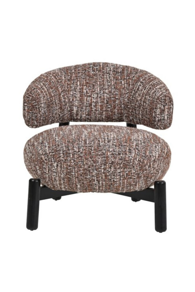 Brown Cushioned Lounge Chair | Richmond Interiors Ornella | Oroa.com