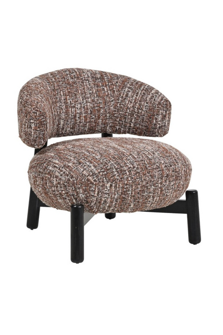 Brown Cushioned Lounge Chair | Richmond Interiors Ornella | Oroa.com