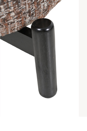 Brown Cushioned Lounge Chair | Richmond Interiors Ornella | Oroa.com