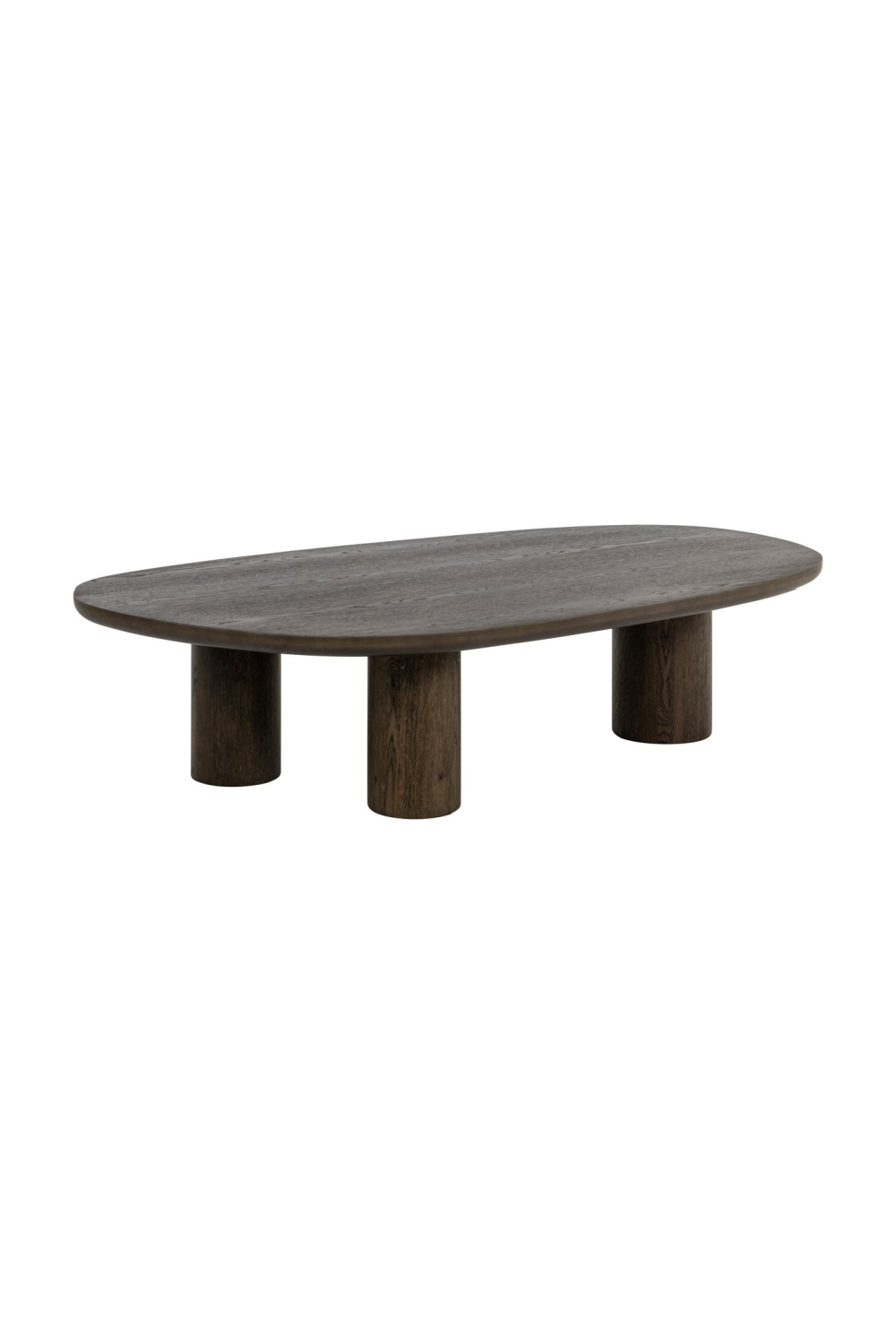 Organic-Shaped Wooden Coffee Table | Richmond Interiors Ellington | Oroa.com