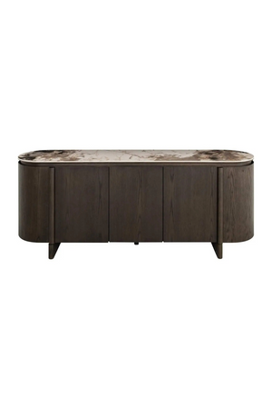 Brown Oak 5-Door Sideboard | Richmond Interiors Langford | Oroa.com
