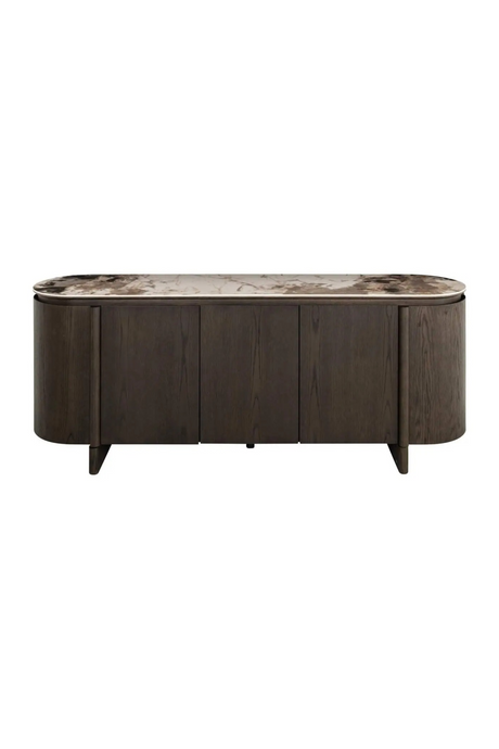Brown Oak 5-Door Sideboard | Richmond Interiors Langford | Oroa.com