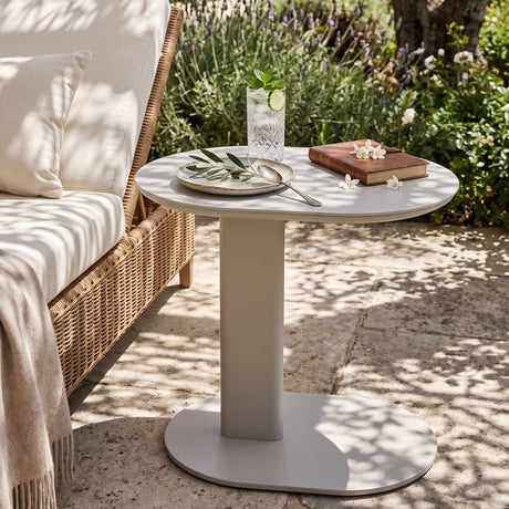   Beige Outdoor Side Table | Oroa.com