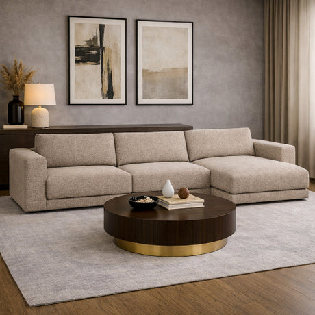  Brown Minimalist Sofa | Oroa.com