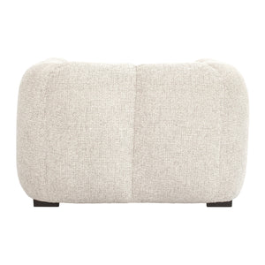   Modern European furniture - Cream Channeled Lounge Chair - www.oroa.com | Oroa.com