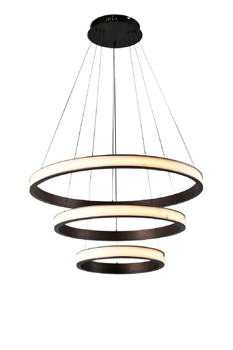 Modern or European furniture - Antique Brass Rings Chandelier - link to oroa.com