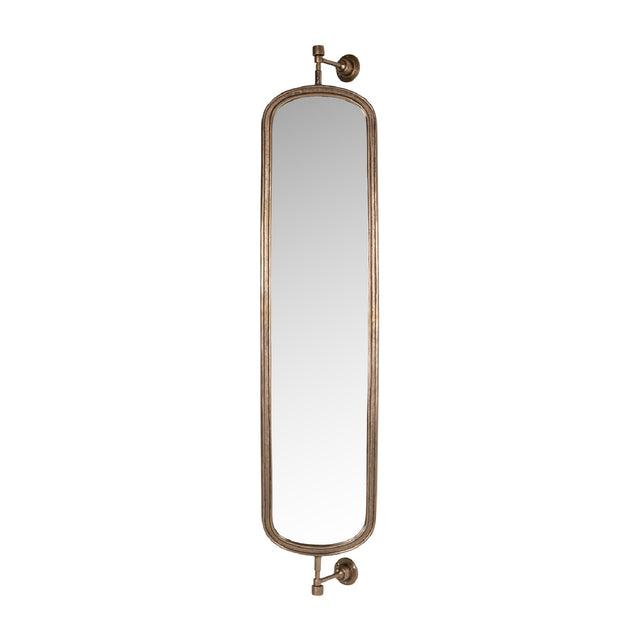 Modern European furniture - Antique Brass Mirror - www.oroa.com