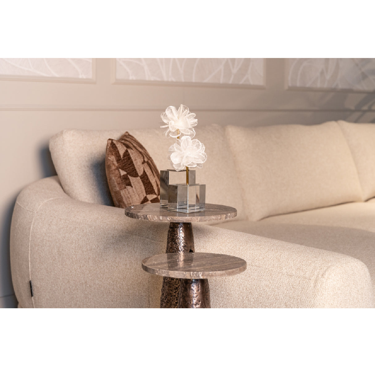  Modern European furniture - Bronze Base End Table - www.oroa.com | Oroa.com
