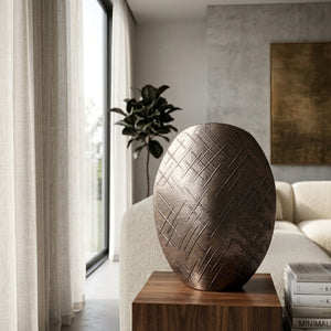   Modern European furniture - Bronze Aluminum Vase - www.oroa.com | Oroa.com