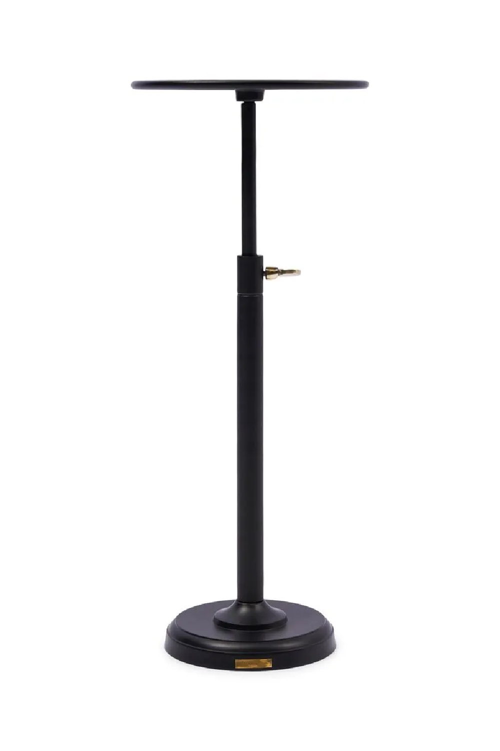 Black Aluminum Pedestal End Table | Rivièra Maison Venice | Oroa.com