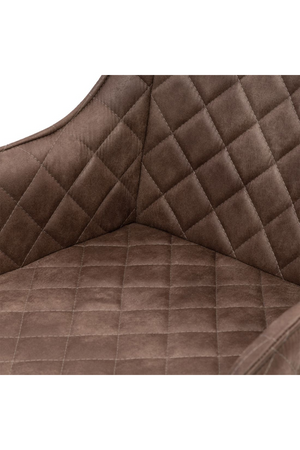 Quilted Leather Counter Stool | Rivièra Maison Frisco Drive | Oroa.com