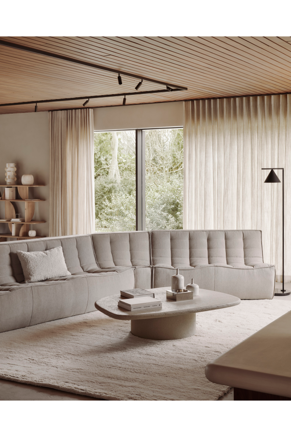 Gray Modular Sofa | Ethnicraft N701 | Oroa.com