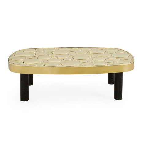 Pebble-Patterned Brass Cocktail Table | Jonathan Adler Reform | Oroa.com