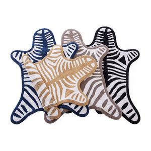 Stripes Cotton Reversible Bath Mat | Jonathan Adler Zebra | Oroa.com