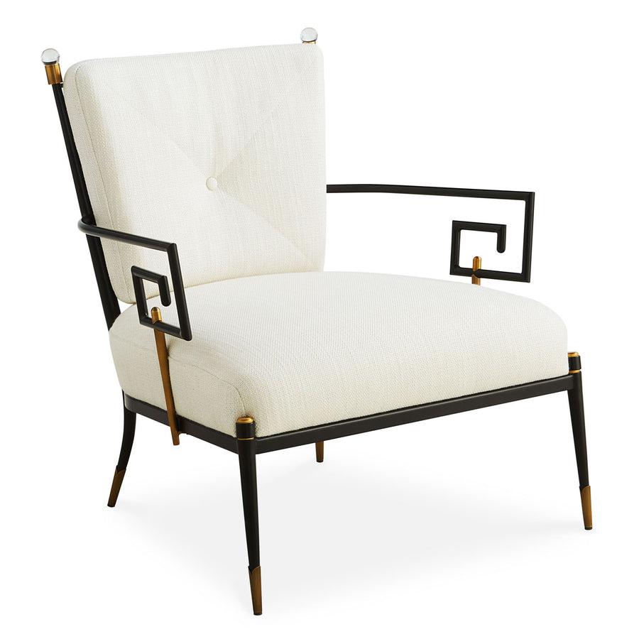 Linen Upholstered Accent Chair | Jonathan Adler Rider | Oroa.com