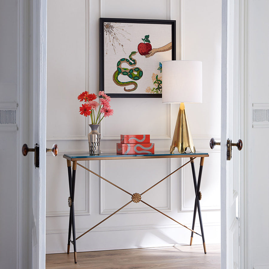 Serpent Print Lacquer Box S | Jonathan Adler Eden | Oroa.com