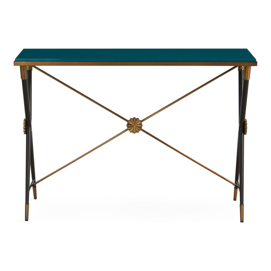   Teal Lacquered Console | Oroa.com
