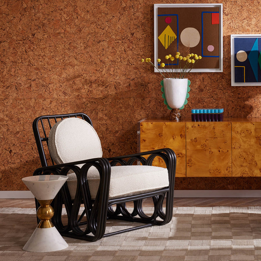 Marbleized Scalloped Vase | Jonathan Adler Mustique | Oroa.com