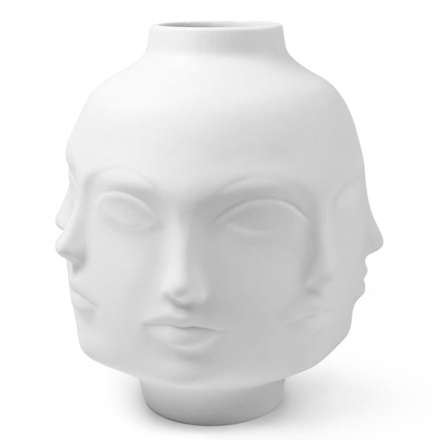 Unglazed Porcelain Giant Face Vase | Jonathan Adler Dora Maar | Oroa.com