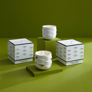 Gilded Porcelain Scented Candle | Jonathan Adler Muse Bouche D’or | Oroa.com