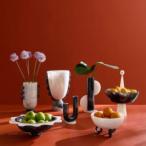 Ripple-Rimmed Marbleized Bowl | Jonathan Adler Mustique | Oroa.com