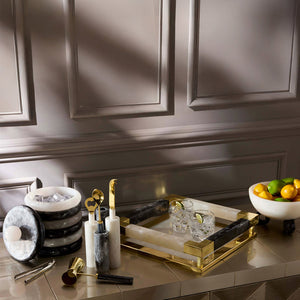 Black & White Ice Bucket | Jonathan Adler Mustique | Oroa.com