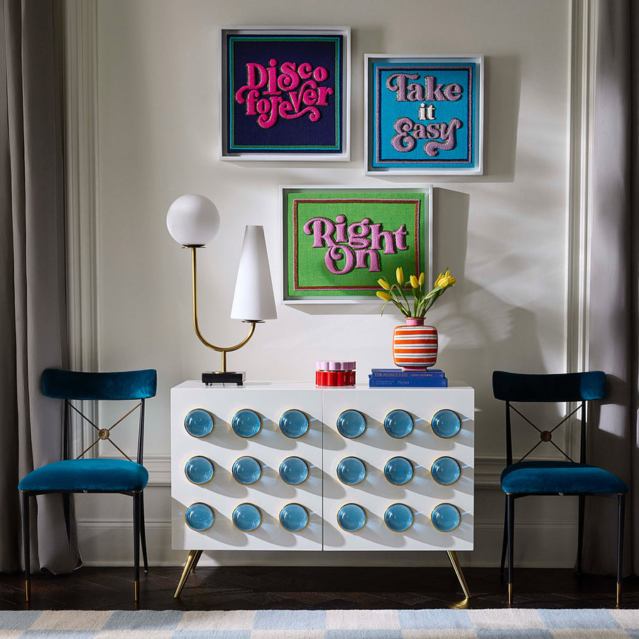 Beaded Slogan Wall Art | Jonathan Adler Right On | Oroa.com