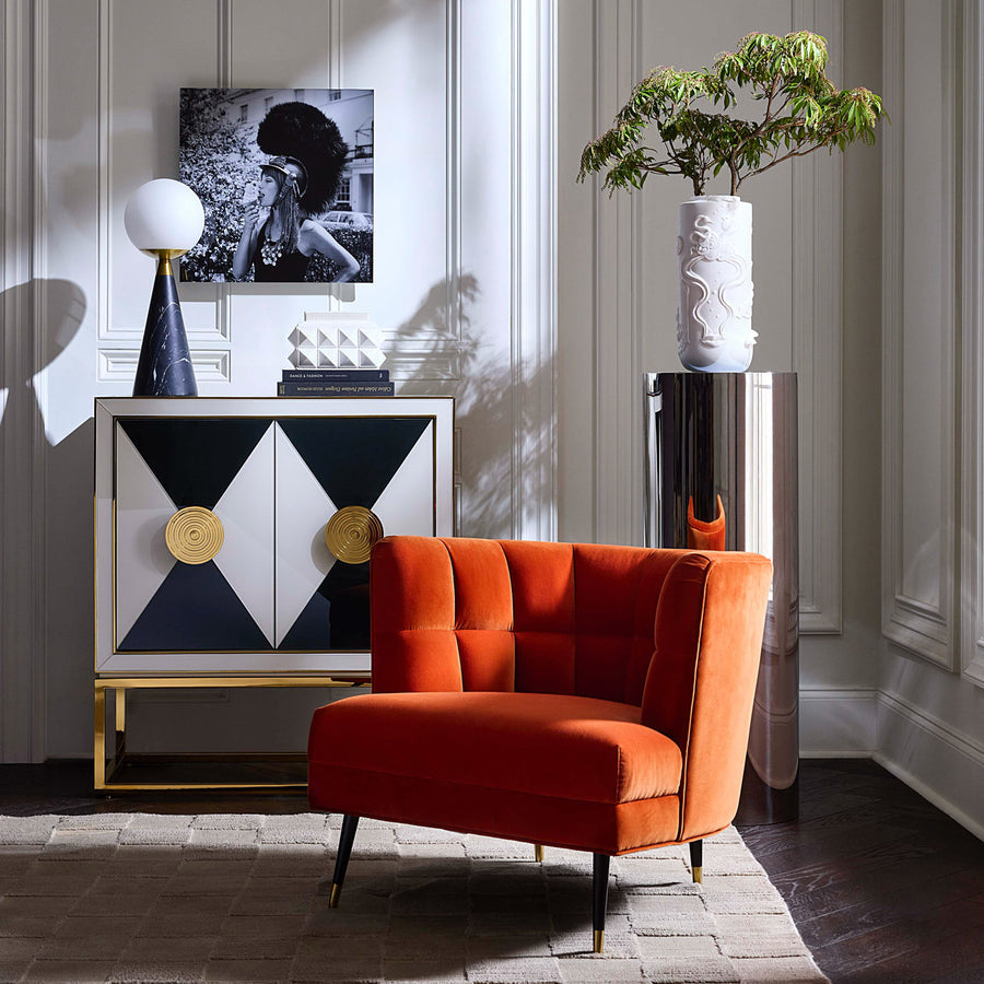 Carved Matte Porcelain Vase | Jonathan Adler Muse Dreamscape | Oroa.com