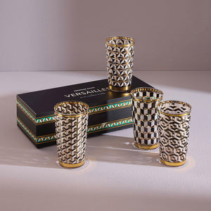 Gold Detail Highball Glasswares (4) | Jonathan Adler Versailles | Oroa.com