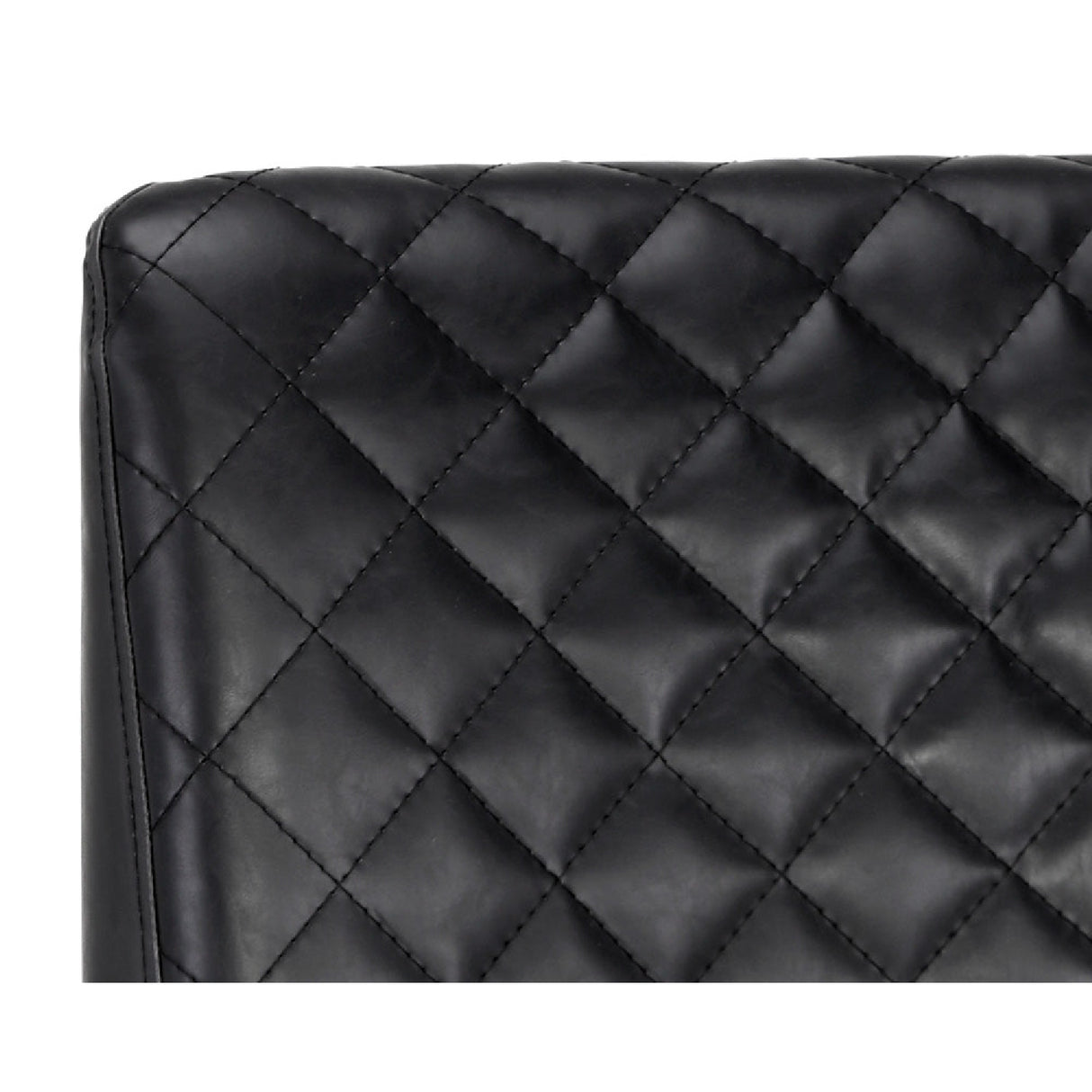   Modern European furniture - Diamond-Stitched Leather-Inspired Dining Chairs (2) - www.oroa.com | Oroa.com