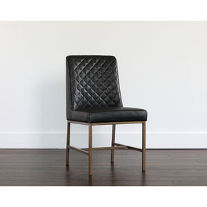   Modern European furniture - Diamond-Stitched Leather-Inspired Dining Chairs (2) - www.oroa.com | Oroa.com