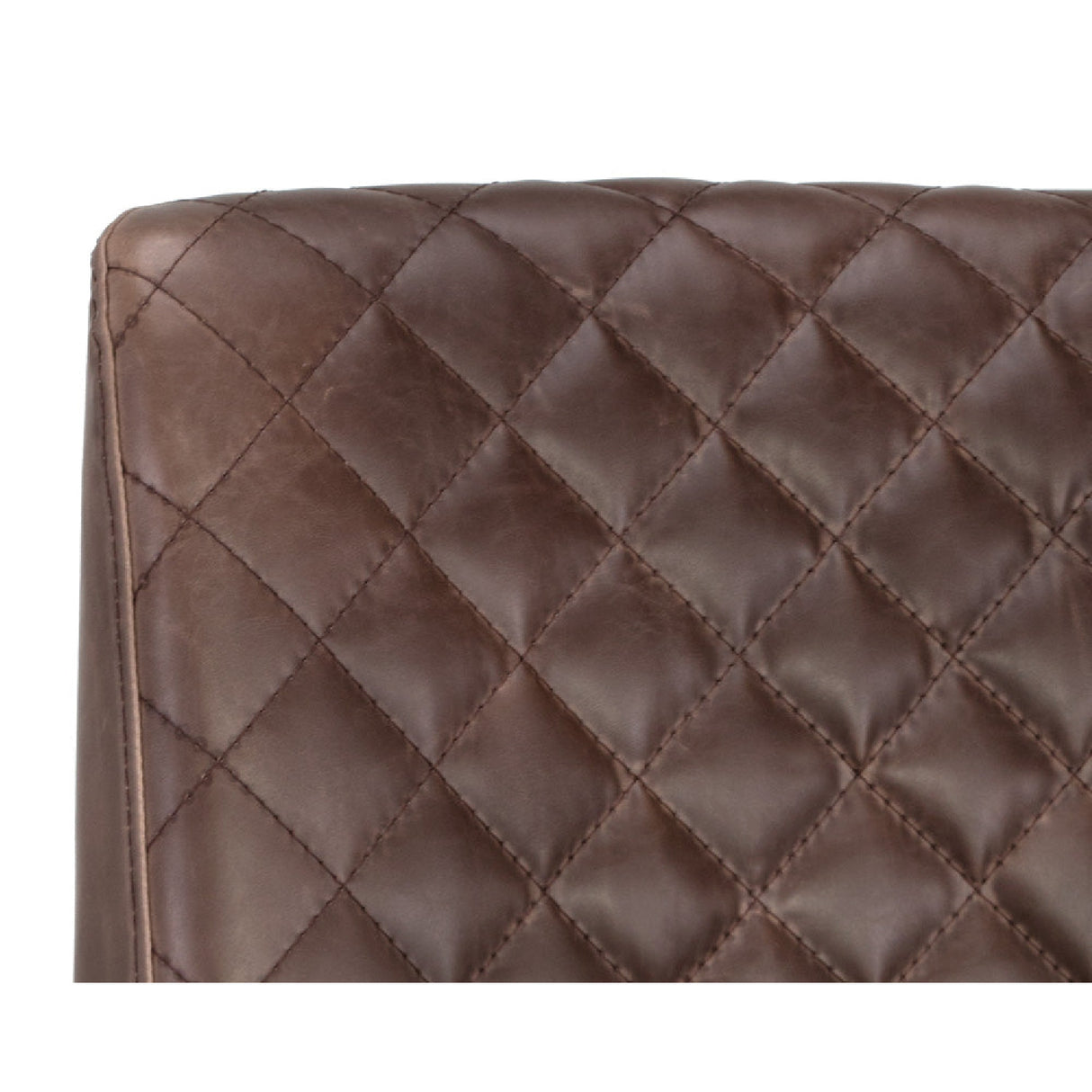  Modern European furniture - Diamond-Stitched Leather-Inspired Dining Chairs (2) - www.oroa.com | Oroa.com