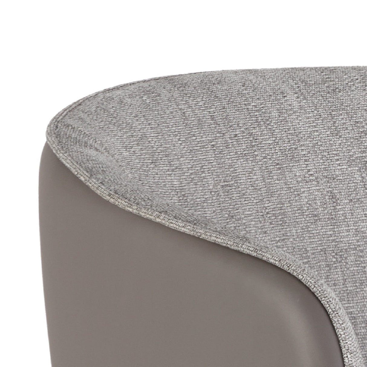   Modern European furniture - Taupe Leather Counter Stool - www.oroa.com | Oroa.com