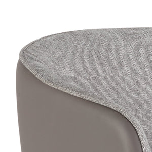   Modern European furniture - Taupe Leather Counter Stool - www.oroa.com | Oroa.com