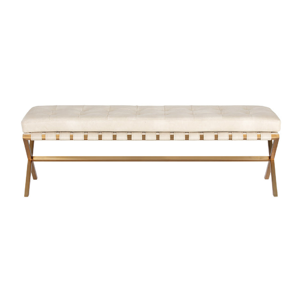   Modern European furniture - Button Tufted Leather Bench - www.oroa.com | Oroa.com