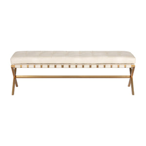   Modern European furniture - Button Tufted Leather Bench - www.oroa.com | Oroa.com