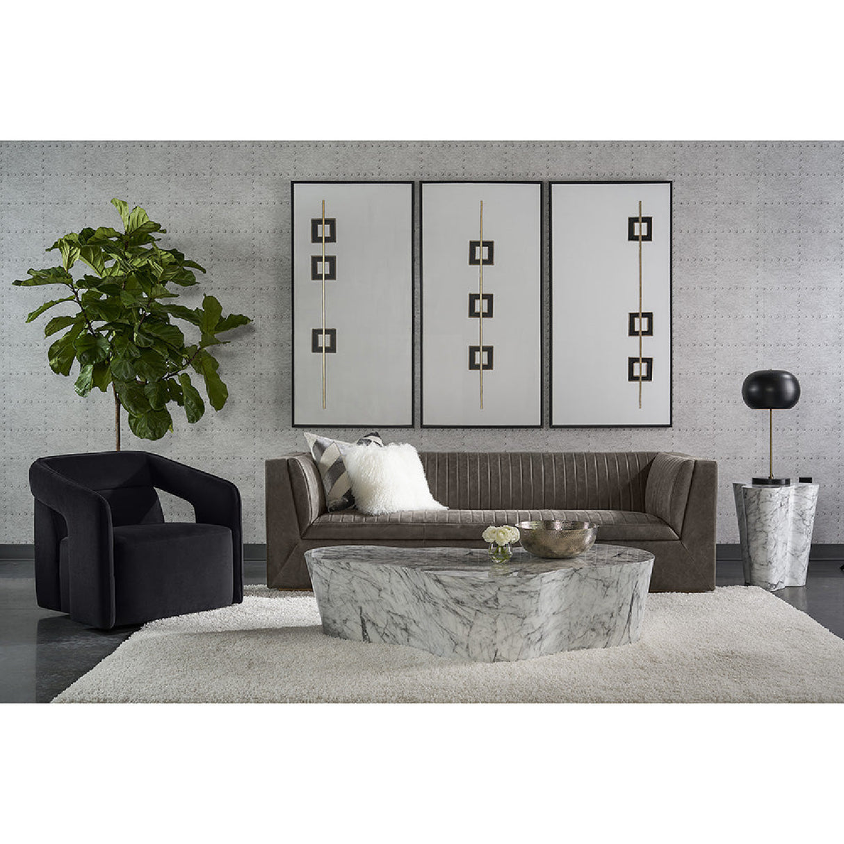   Modern European furniture - Fabric Upholstered Swivel Lounge Chair - www.oroa.com | Oroa.com