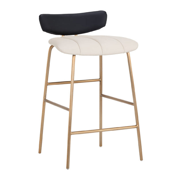 Modern European furniture - Leather Inspired Counter Stool - www.oroa.com