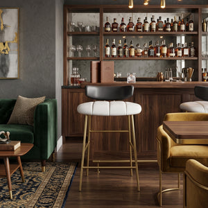   Modern European furniture - Leather Inspired Counter Stool - www.oroa.com | Oroa.com