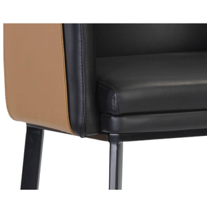   Modern European furniture - Two-Toned Leather Bar Stool - www.oroa.com | Oroa.com
