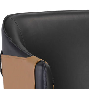   Modern European furniture - Two-Toned Leather Bar Stool - www.oroa.com | Oroa.com