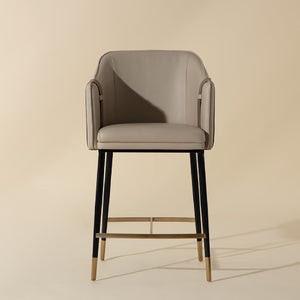   Modern European furniture - Two-Toned Leather Counter Stool - www.oroa.com | Oroa.com