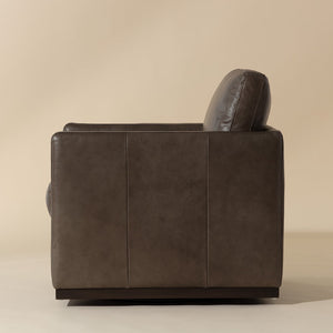   Modern European furniture - Track-Armed Swivel Lounge Chair - www.oroa.com | Oroa.com