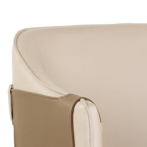   Modern European furniture - Two-Toned Leather Bar Stool - www.oroa.com | Oroa.com