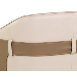   Modern European furniture - Two-Toned Leather Lounge Chair - www.oroa.com | Oroa.com