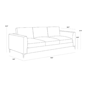   Modern European furniture - Minimalist Fabric Sofa - www.oroa.com | Oroa.com